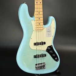 FENDER MIJ / 2024 HYBRID II JAZZ BASS MAPLE FLAME CELESTE BLUE S/N JD24000184