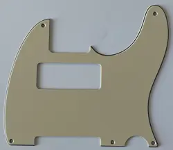 FOR FIT FENDER VINTAGE 5-HOLE TELECASTER P90 GUITAR PICKGUARD VINTAGE YELLOW