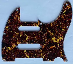 FOR FENDER TELECASTER NASHVILLE TELE GUITAR PICKGUARD,4-PLY BROWN TORTOISE