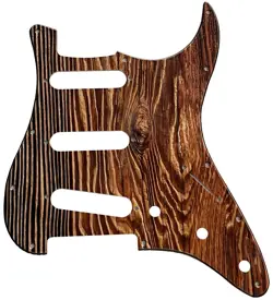WOOD PATTERN PICKGUARD