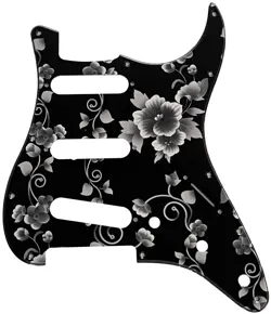 FLOWER PATTERN PICKGUARD