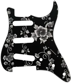 FLOWER PATTERN PICKGUARD GUITAR FOR FENDER US 57' 8 SCREW STRATOCASTER STRAT