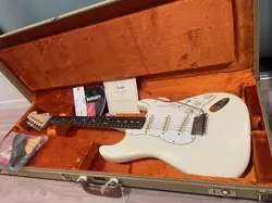 ELECTRIC GUITAR FENDER USA JEFF BECK STRATOCASTER OLYMPIC WHITE S/N US23037597