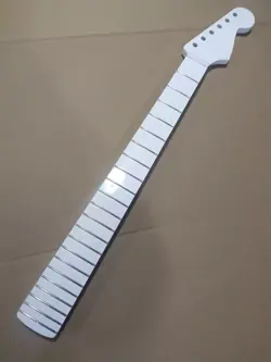 22 FRET STRAT ELECTRIC GUITAR NECK PART MAPLE FOR DIY FENDER REPLACE WHITE