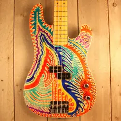 FENDER AERODYNE SPECIAL CUSTOM PRECISION BASS ART GUITAR