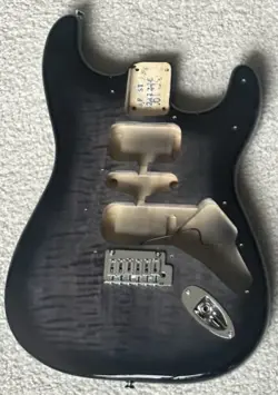 2022 SQUIER BY FENDER FMT SPECIAL STRATOCASTER SEMI LOADED BODY BLACK BURST NICE