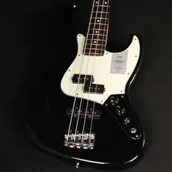 FENDER  2024 COLLECTION MIJ HYBRID II JAZZ BASS PJ ROSEWOOD BLACK S/N:JD23026725