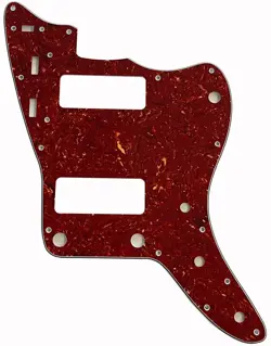 4 PLY RED TORTOISE PICKGUARD GUITAR PARTS FOR FENDER US JAZZMASTER P90 GUITAR