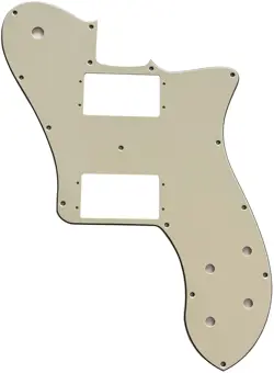 YELLOW PICKGUARD GUITAR PARTS FOR FENDER US '72 TELECASTER DELUXE REISSUE