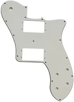 PARCHMENT PICKGUARD GUITAR PARTS FOR FENDER US '72 TELECASTER DELUXE REISSUE