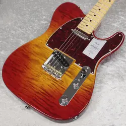 FENDER / 2024 MIJ HYBRID II TELECASTER MAPLE SUNSET ORANGE TRANSPARENT 3.30KG