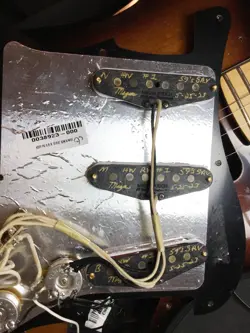 LOADED PICKGUARD SRV