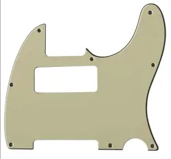 VINTAGE YELLOW PICKGUARD GUITAR PARTS FOR FENDER ESQUIRE TELECASTER 8-HOLE P90