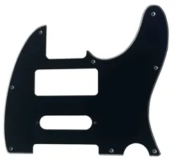 3 PLY BLACK FOR FENDER TELE 8 HOLE P90 STRAT PICKUP ELECTRIC GUITAR PICKGUARD