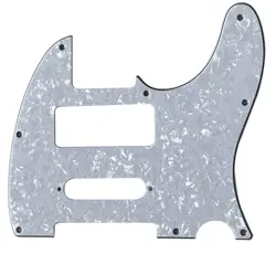 WHITE PEARL FOR FENDER TELE 8 HOLE P90 STRAT PICKUP ELECTRIC GUITAR PICKGUARD