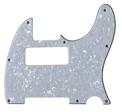 WHITE PEARL PICKGUARD GUITAR PARTS FOR FENDER ESQUIRE TELECASTER 8-HOLE P90