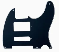 BLACK PICKGUARD GUITAR PARTS FOR FENDER TELE 5 HOLE PAF STRATOCASTER PICKUP