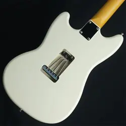 FENDER  USED  CHAR MUSTANG (OLYMPIC WHITE ROSEWOOD)  SN. JD21022555
