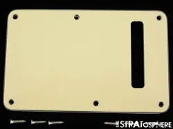 FENDER AMERICAN PROFESSIONAL II STRATOCASTER STRAT AGED WHITE TREMOLO COVER PRO.