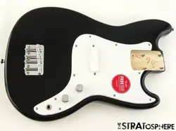 FENDER SQUIER SONIC BRONCO BASS LOADED BODY GUITAR BLACK