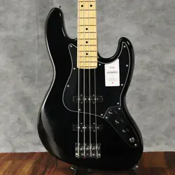 FENDER / MIJ HYBRID II JAZZ BASS MAPLE FINGERBOARD BLACK S/N JD24015024 GUITAR