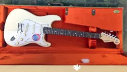 2014 FENDER ARTIST SERIES JEFF BECK STRATOCASTER OLYMPIC WHITE FREE SHIP MINT