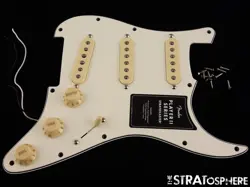 FENDER PLAYER II STRAT LOADED PICKGUARD PICKUPS STRATOCASTER ALNICO PARCHMENT