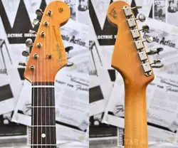 FENDER CUSTOM SHOP MBS 1960 STRATOCASTER JOURNEYMAN RELIC -AGED OLYMPIC WHITE SA