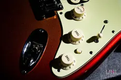 FENDER AMERICAN DELUXE STRATOCASTER HSS SSM/R 2011 SUNSET METALLIC SAFE DELIVERY