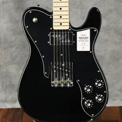 FENDER  MIJ TRADITIONAL 70S TELECASTER CUSTOM MAPLE FINGERBOARD BLACK JD24012151