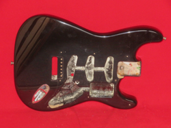 FENDER 1997 USA BLACK ERIC CLAPTON SIGNATURE BLACKIE STRATOCASTER BODY