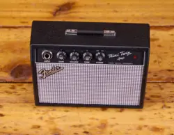 FENDER MINI '65 TWIN 1W 2X3 GUITAR COMBO AMP BLACK BLEMISH