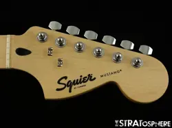 FENDER SQUIER SONIC MUSTANG SERIES GUITAR NECK & TUNERS GUITAR MAPLE