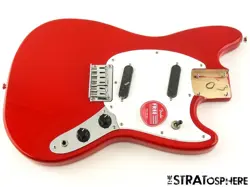 FENDER SQUIER SONIC MUSTANG SERIES LOADED BODY GUITAR PARTS CERAMIC TORINO RED