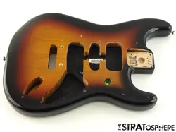 FENDER PLAYER PLUS SERIES STRATOCASTER STRAT BODY ALDER SUNBURST