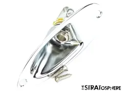 FENDER RITCHIE BLACKMORE STRATOCASTER STRAT OUTPUT JACK   PLATE CHROME!