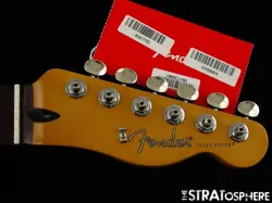 FENDER PLAYER II TELECASTER TELE NECK   TUNERS ROLLED EDGES 