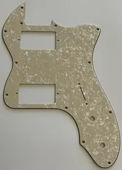 FOR FIT FENDER TELECASTER '72 THINLINE PAF GUITAR PICKGUARD IVORY WHITE PEARL