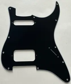3 PLY BLACK PICKGUARD FIT US FENDER STRATOCASTER HS 11 HOLE STRAT GUITARPARTS