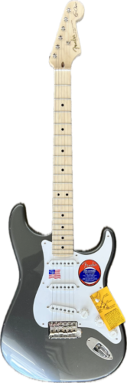 FENDER ERIC CLAPTON STRATOCASTER ELECTRIC GUITAR, MAPLE FINGERBOARD, PEWTER