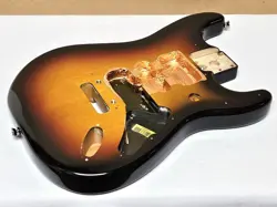 2008 FENDER AMERICAN STANDARD STRATOCASTER ALDER BODY SUNBURST USA STRAT GUITAR