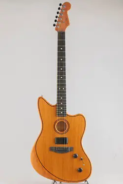 FENDER AMERICAN ACOUSTASONIC JAZZMASTER ALL-MAHOGANY / NATURAL SAFE DELIVERY FRO