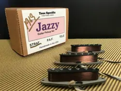 JAZZY STRAT PICKUPS BY TONE SPECIFIC. FITS FENDER STRATOCASTER & MJT BODY.