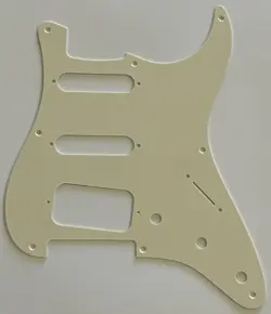 FOR FIT US FENDER 8 SCREW STRATOCASTER HSS STYLE GUITAR PICKGUARD  PARCHMENT