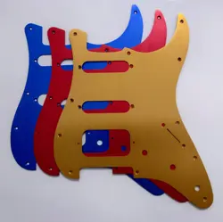 GUITAR PICKGUARD ANODIZED ALUMINUM FOR FENDER STRATOCASTER GUIAR SCRATCH PLATE