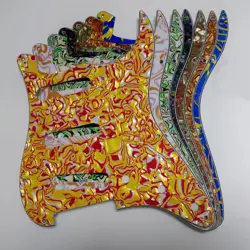 11 HOLES SSS GUITAR PICKGUARD FOR  FENDER STRATOCASTER GUIAR SCRATCH PLATE