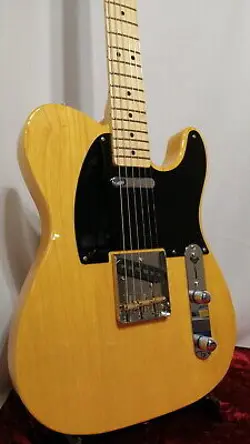 FENDER MIJ HYBRID 50S TELECASTER USED 2019 ASH BODY MAPLE FINGERBOARD W/SOFTCASE