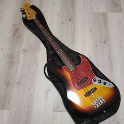 FENDER JAPAN JB62 JAZZ BASS ELECTRIC BASS GUITAR 3TS WITH SOFT CASE