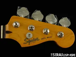 FENDER SQUIER 60S CLASSIC VIBE JAZZ BASS NECK   TUNERS BASS GUITAR PARTS