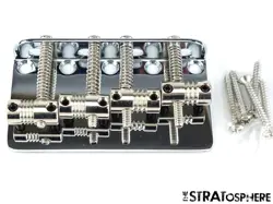 FENDER AMERICAN PERFORMER JAZZ BASS BRIDGE GUITAR PARTS USA CHROME